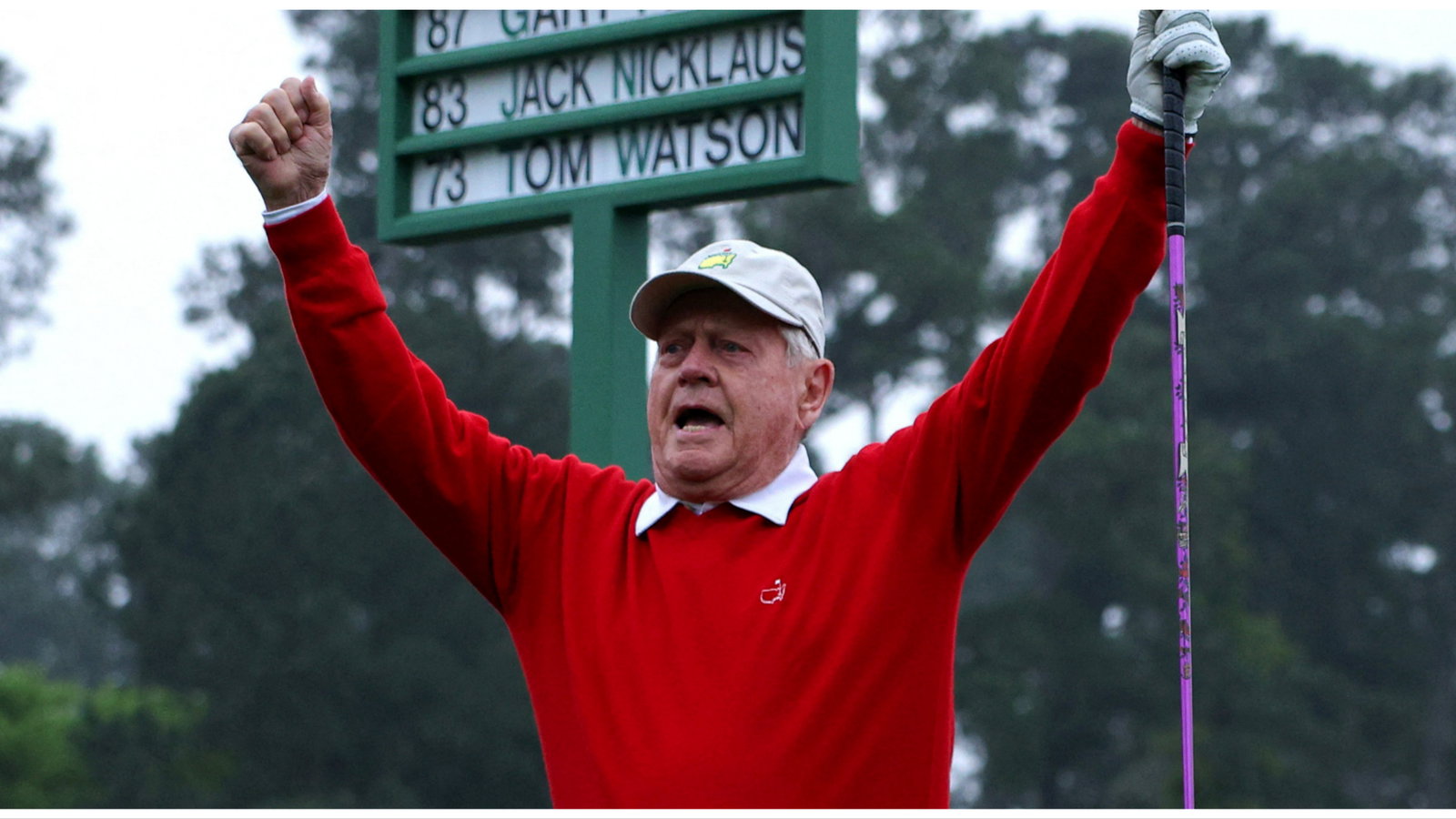Golden Bear Jack Nicklaus gets 87th Masters underway with HILARIOUS chat!